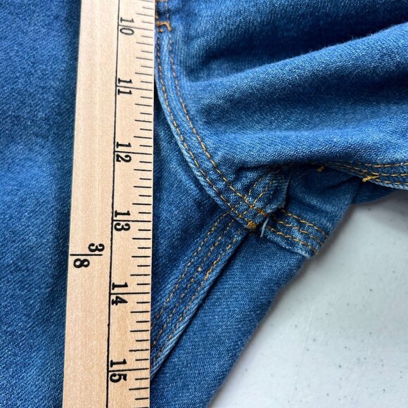 Tyndale Fr Jeans Mens 42 X 27 Blue Denim Fire Resistant Straight Leg * - Picture 10 of 11